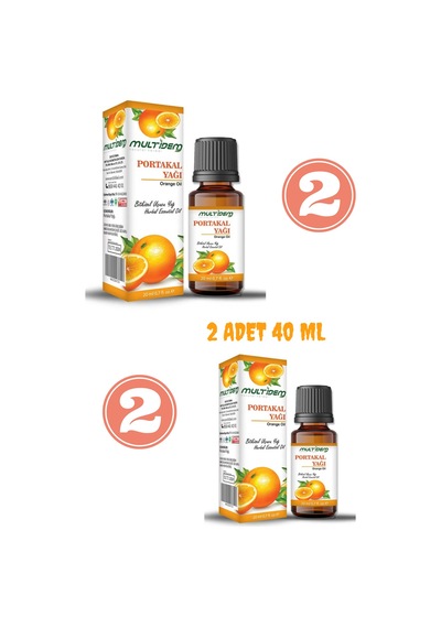 Multidem  Portakal Uçucu Bitkisel Yağı 2 x 20 ml