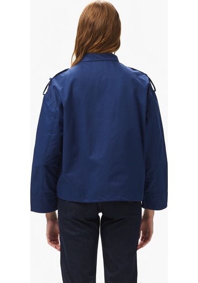Nautica Kadın Lacivert Regular Fit Dik Yaka Montdüz55j016t