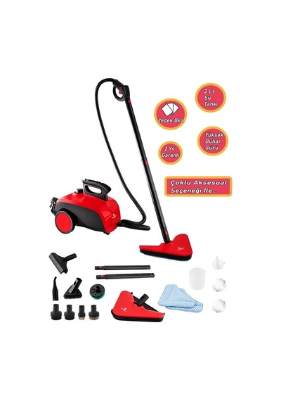 Classen Smart Çok Fonksiyonlu Güçlü Buharlı Temizleyici Makinesi Go-53-vice