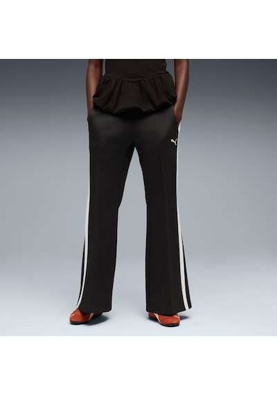 Puma T7 Kadın Geniş Paçalı Eşofman Altı 636884 01 Siyah