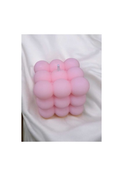 Küp Soya Mum El Yapımı Kokulu Pembe - 714838110 Pembe