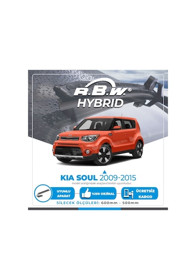 Kia Soul Ön Silecek Takımı (2009-2015) RBW Hibrit