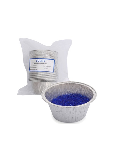 Borox Alüminyum Tartım Kabı 85 x 40 MM Genel Amaçlı Tartım Tabağı 50 Adet