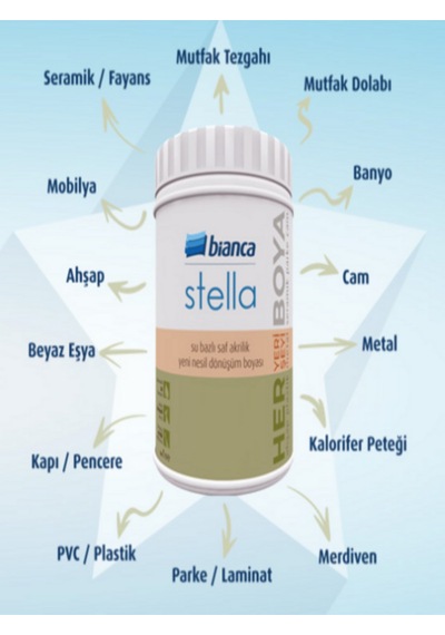 Stella Bianca Sprey Mermer Efekt Gümüş 200 Ml Diğer
