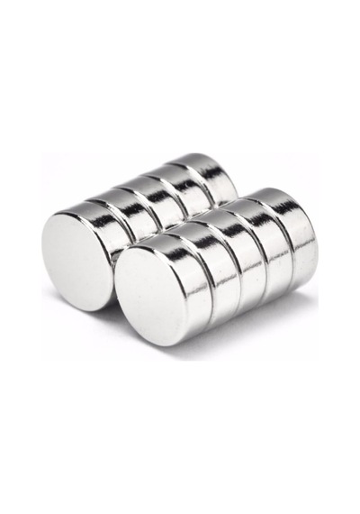 30 Adet Çap 8Mm X Kalınlık 3Mm Güçlü Yuvarlak Neodyum Mıknatıs