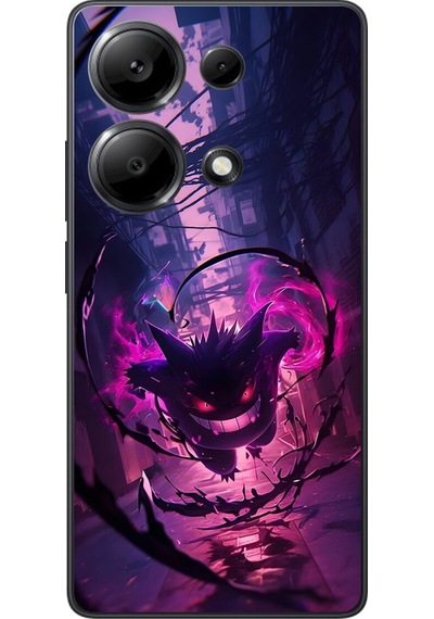 Xiaomi Redmi Note 13 Pro Uyumlu Şeffaf Kılıf Pokemon 2 Tasarımlı