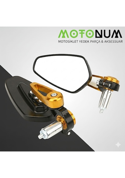 Kymco Dtx 250 Cnc Gidon Ayna-sarı Detaylı-ma00766