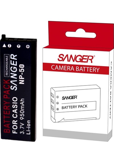 Sanger Np-50 Casio Fotoğraf Makinesi Batarya