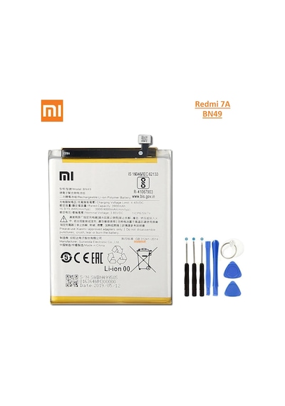 Senalstore Xiaomi Redmi 7a Uyumlu Pil Batarya Bn49 + Tamir Seti
