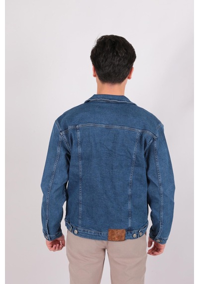 Five Pocket Fp24a1099-w104 Erkek Davıd Denim Ceket Dark Blue