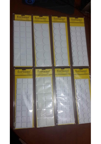 Kahve Rengi Yapışkanlı Keçe; Mobilya Masa Sandalye İçin 1 Paket Daire / Kare