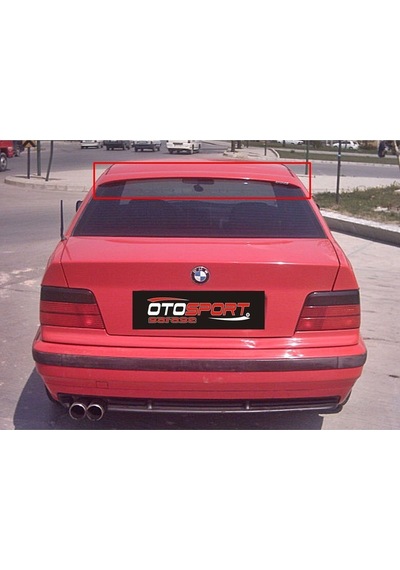 Bmw E36 Sedan Cam Üstü Spoyler Fiberglass Boyasız