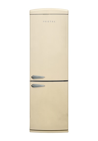 Vestel Retro NFK37201 Bej 330 LT No-Frost Kombi Tipi Buzdolabı