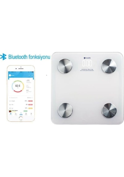 Mesilife Bye05bt Vücut İz Baskülü Yağ Kas Kemik Kalori Ölçer Bluetooth Özellikli Mesilife Bye05bt Vücut İz Baskülü Yağ Kas Kemik Kalori Ölçer Bluetooth Özellikli