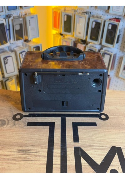 Retro Style Görünümlü Şarjlı Radyo Bluetooth Usb Sd Kartlı Güçlü Bass