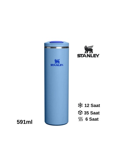 Stanley The Transit Fliptop Mug 0.59 L Termos Kupa Bardak Matara Mavi, 10-13061-0026 Diğer