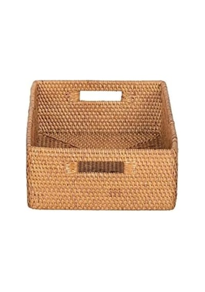 Kouboo 1060121 Laguna Rattan Raf Ve Düzenleme Sepeti 000 Açık Krem