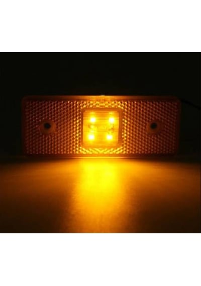 Kamyon Tır Dorse Otobüs Led Marker Yan Lamba 20 Adet Sarı 24 Volt