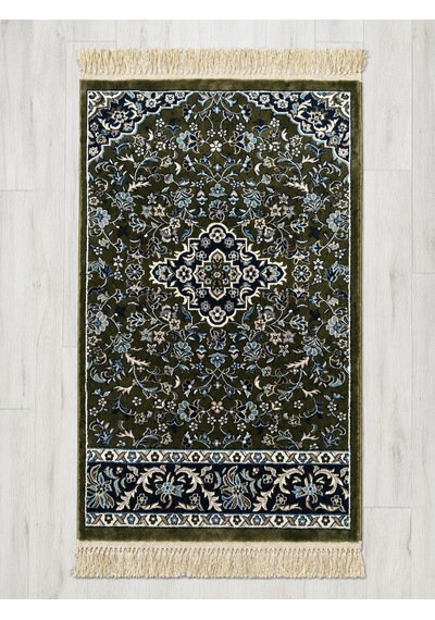 001-yeşil 14mm Ravza Model Yumuşak Sık Dokuma Seccade
