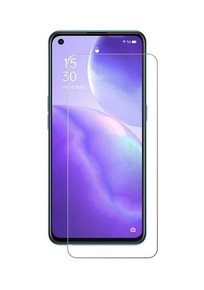 Oppo A74 4g Ekran Koruyucu Esnek Nano Kırılmaz Cam Blue