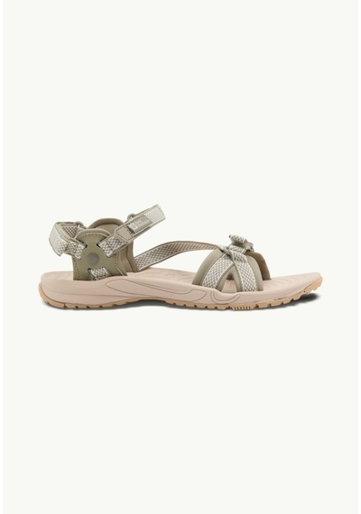Jack Wolfskin 4019041 4030 Lakewood Ride Sandal W Stone Kadın Sandalet Gri