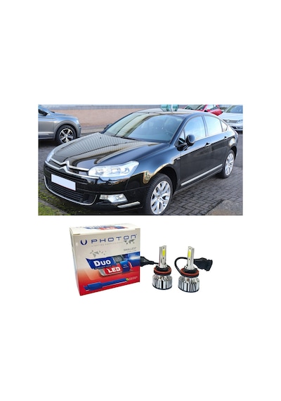 Citroen C5 Sis Far Ampulü H11 Duo Yeni Seri Beyaz 2008-2017
