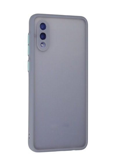 Samsung Galaxy Uyumlu - A02 Kılıf Montreal Silikon Kapak - Gri