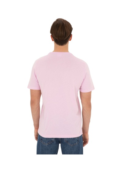 U.S. Polo Assn. Erkek Bisiklet Yaka Basic T-shirt Pembe
