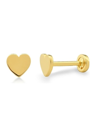 Sefa Gold 14 Ayar Altın Tragus Kalp Küpe