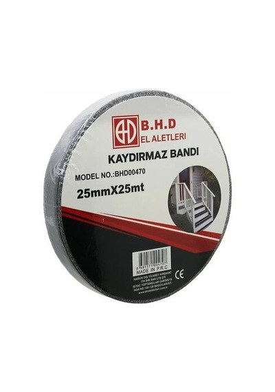 Buğz Kaydırmaz Siyah Bant 25 Mm X 25 Mt