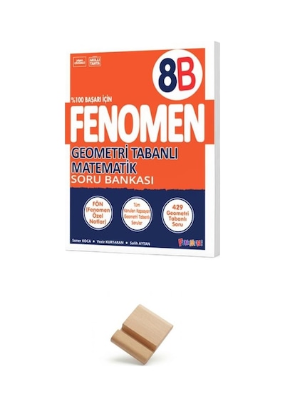 Fenomen Lgs 8. Sınıf 2027 B Serisi Geometri Tabanlı Matematik Soru Bankası + Telefon Standı