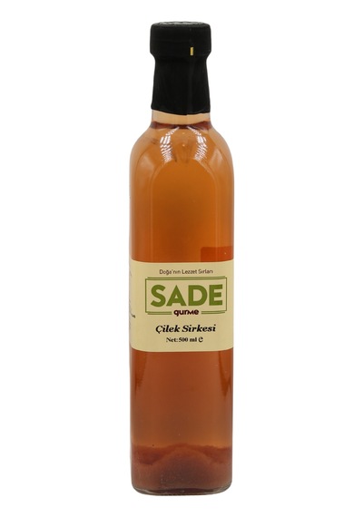 Sade Çilek Sirkesi 500 Ml