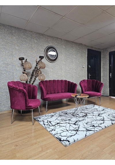 Zafir Papatya Çay Seti Koltuk Takımı Krom Sivriltme Ayak, Balkon, Salon, Ofis, Cafe Koltuk Takımı Bordo Zafir Papatya Çay Seti Koltuk Takımı Krom Sivriltme Ayak, Balkon, Salon, Ofis, Cafe Koltuk Takımı Bordo