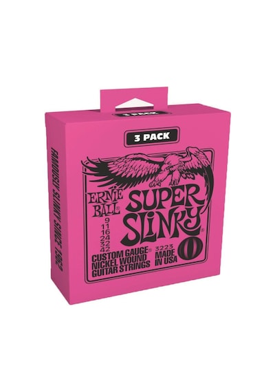 Ernieball P03223 Super Slınky 3 Pack Elektro Tel 3'Lü Paket