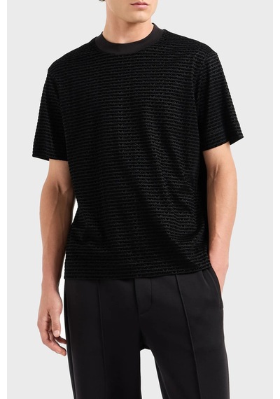 Emporio Armani Erkek T Shirt 6d1td5 1josz 0999 Siyah Siyah