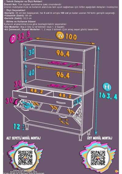 Vela 100 Cm Fırın Dolabı Açık 2 Raf 3 Göz Sepetli Çok Amaçlı Mutfak Kiler Banyo Dolabı 100x163x32cm Beyaz Vela 100 Cm Fırın Dolabı Açık 2 Raf 3 Göz Sepetli Çok Amaçlı Mutfak Kiler Banyo Dolabı 100x163x32cm Beyaz