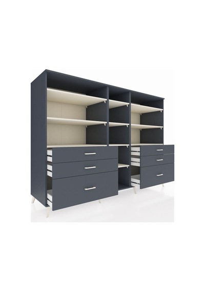 Kronos Dolap 10 Raflı 6 Çekmeceli 220x59x163 Antrasit-aytaşı/ant Antrasit-aytaşı/antrasit Kronos Dolap 10 Raflı 6 Çekmeceli 220x59x163 Antrasit-aytaşı/ant Antrasit-aytaşı/antrasit