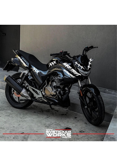 Mondial Drift L Sticker Xxx Full Sticker Set Dekor Modeli Beyaz