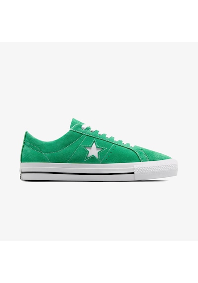Converse One Star Pro Unisex Yeşil Süet Deri Sneaker
