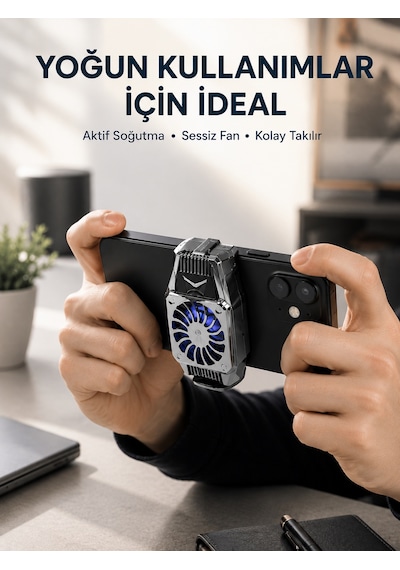 Telefon Isınmasını Azaltan Aktif Fanlı Soğutucu Sistemi - Lisinya