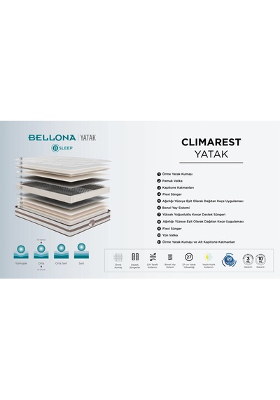 Bellona Climarest Yatak 160 x 200