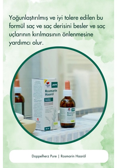 Doppelherz Biberiye Özü İçeren Saç Bakım Yağı 50 ML