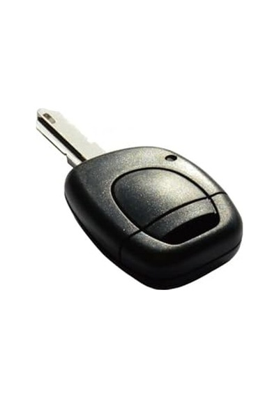 Autohan Keys Clio Ve Kangoo İçin Anahtar Kumanda Kabı, Siyah, Plastik, Tek Butonlu, Araç Anahtarı Muhafaza