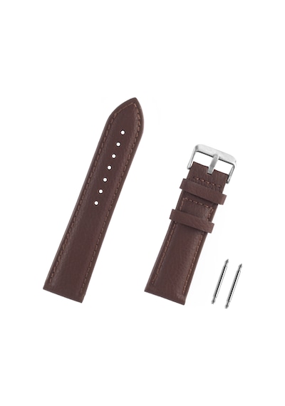 Açık Kahverengi Taba Floter Hakiki Deri Saat Kordonu Kayış 24mm