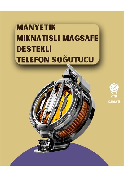 Mobil Oyunlar İçin Serinletici Telefon Fanı Sessiz Çalışma Geniş Kıskaçlı Tasarım