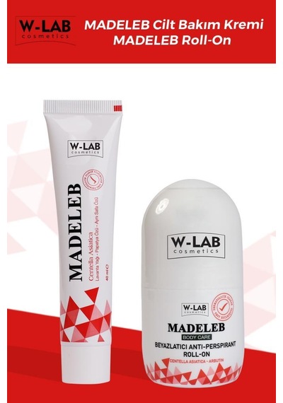 W-Lab Cosmetics Madeleb Krem + W-Lab Cosmetics Roll On Set