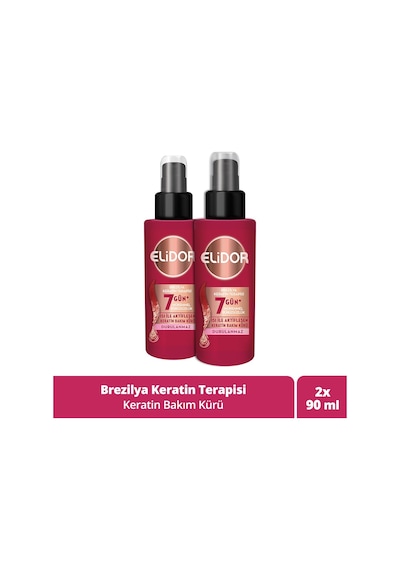 Elidor Isı İle Aktifleşen Keratin Bakım Kürü Durulanmaz 2 x 90 ML
