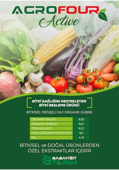 Agrofour Active Sıvı Bitki Gübresi 5 Lt