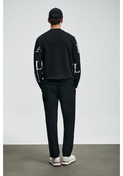 Lufian Erkek Tıffany Sweatshirt 112030184 Siyah Siyah