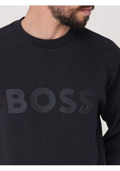 Boss 50506119 Erkek Sweatshirt Lacivert